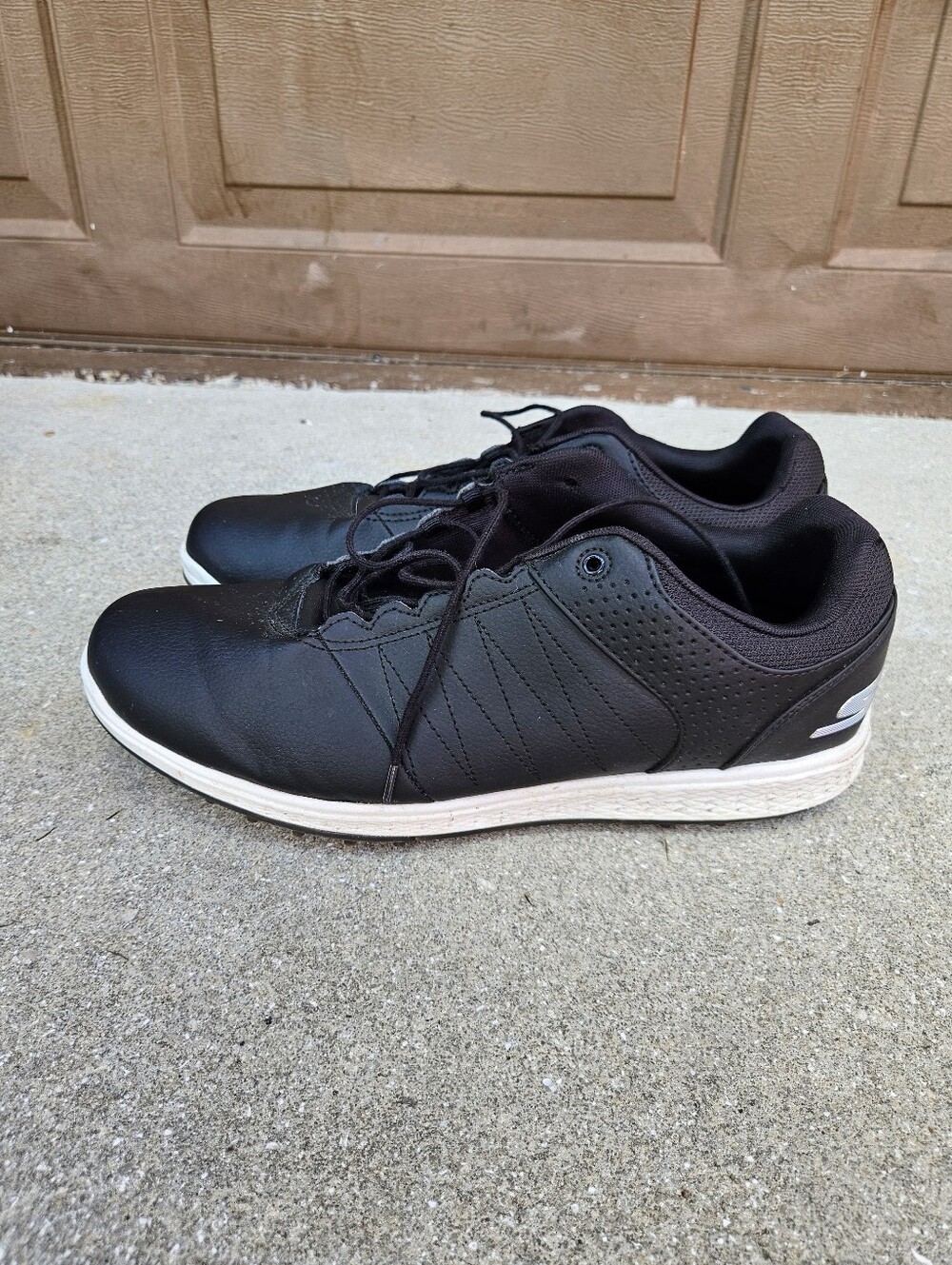 Skechers Go Golf Elite 3 Spikeless Shoe 54545 Black White Men's US 11 EWW Wide